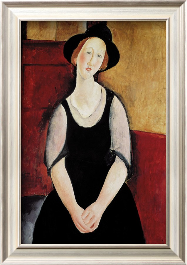 Portrait of Thora Klinchlowstrom - Amedeo Modigliani Paintings
